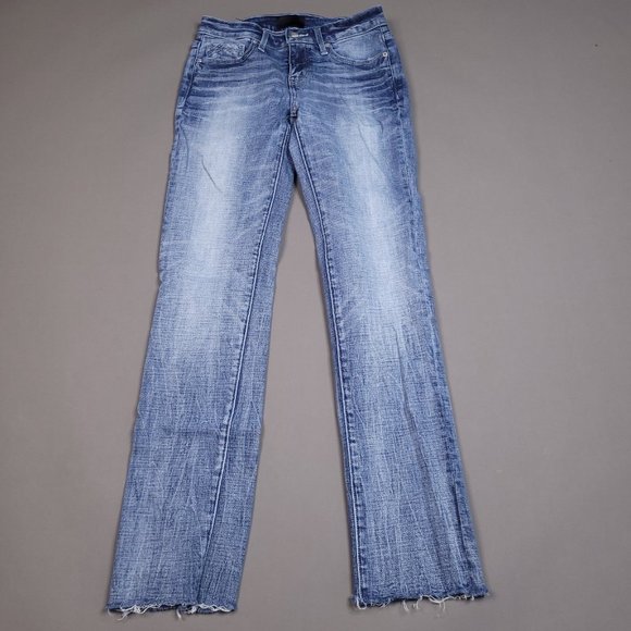 Buckle Black No.53 Straight Leg Starched Medium Wash Jeans Preppy 26x31 - Picture 2 of 8